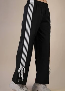 Jersey Pants with Side Ribbon Detail