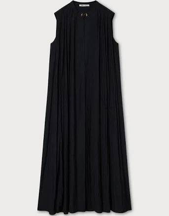 PLEated SLEEVELESS MIDI Dress