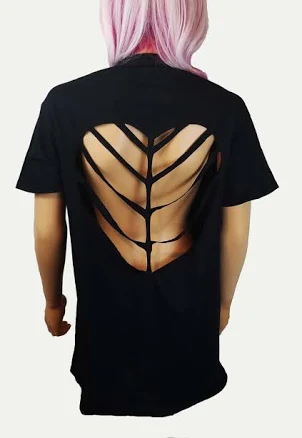 Heart Cutout T-Shirt
