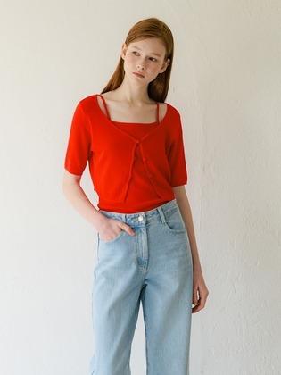 Nashiset Button-down Cardigan