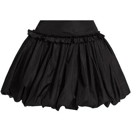 Simone Rocha Women's Bubble-Hem Miniskirt - Black - Size 2