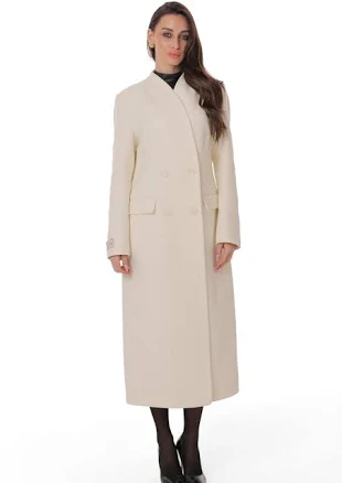 Amelia Longline Cashmere Blend Coat