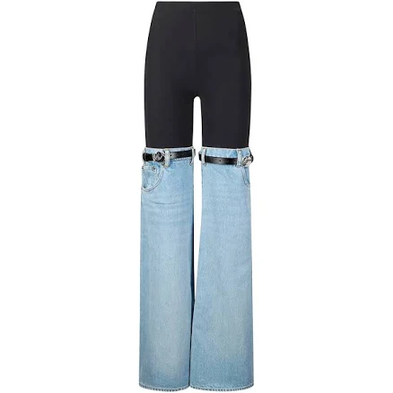 Coperni Women's Paneled Belted Trousers