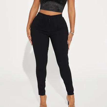 Fashion Nova Women's Raise The Bar Skinny Trousers