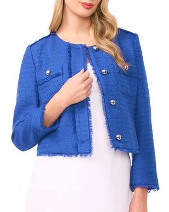 Vince Camuto Women's Crop Tweed Jacket