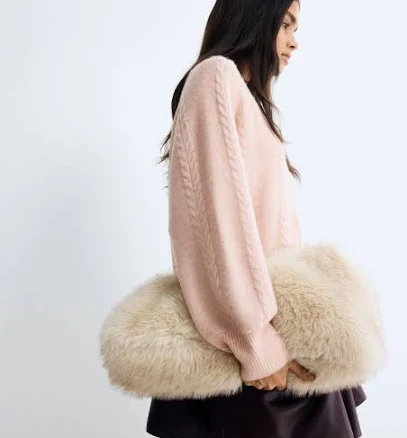 H&M Ladies Cable-Knit Cardigan