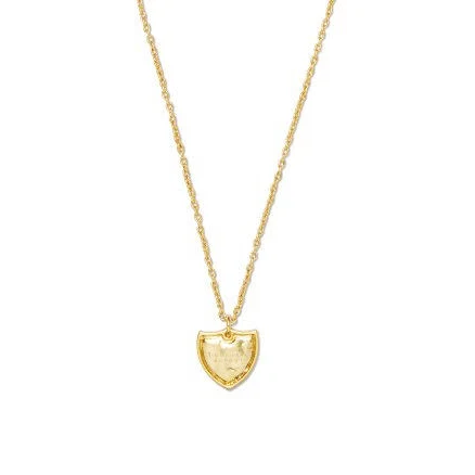 PORTRAIT REPORT Logo Emblem Chain Necklace