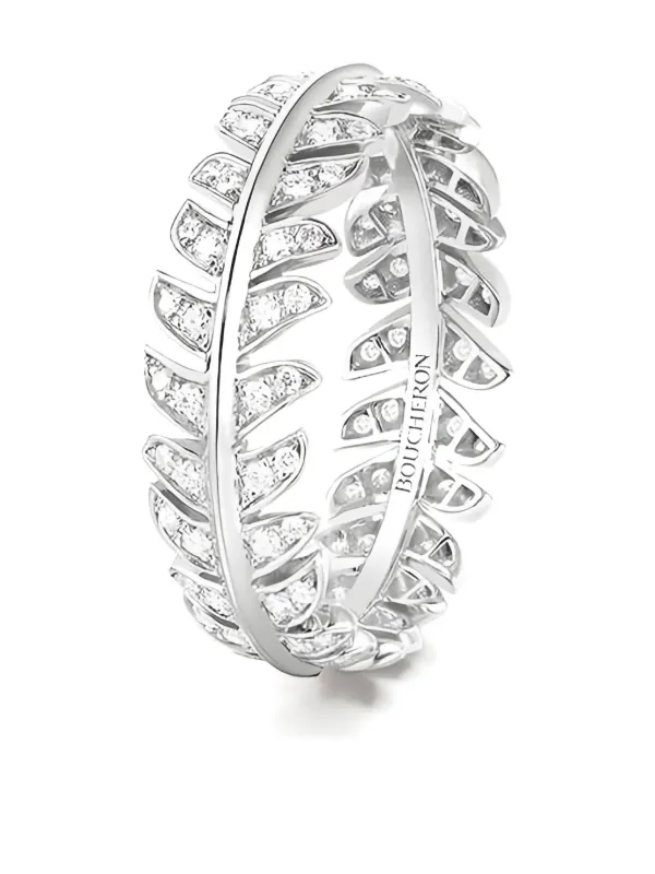Plume de Paon Diamond Ring