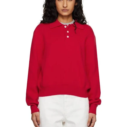 Dunst Cashmere Collared Sweater Polo