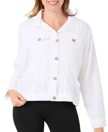 Dash Women's Linen Button Front Jacket
