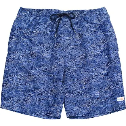 Ocean Breeze Men's Swim Trunks with Boxer Brief Liner