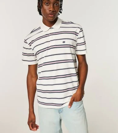 Hollister Men's Relaxed Striped Polo