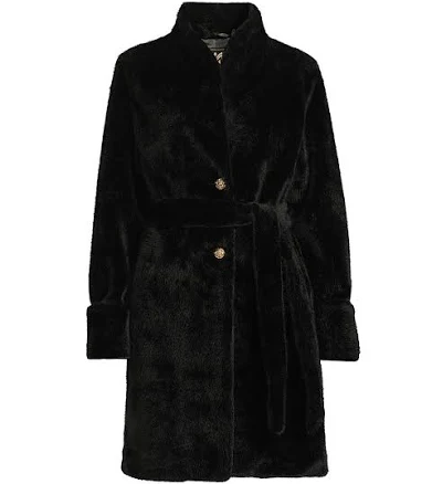 Milly Women's Faux Mink Wrap Coat