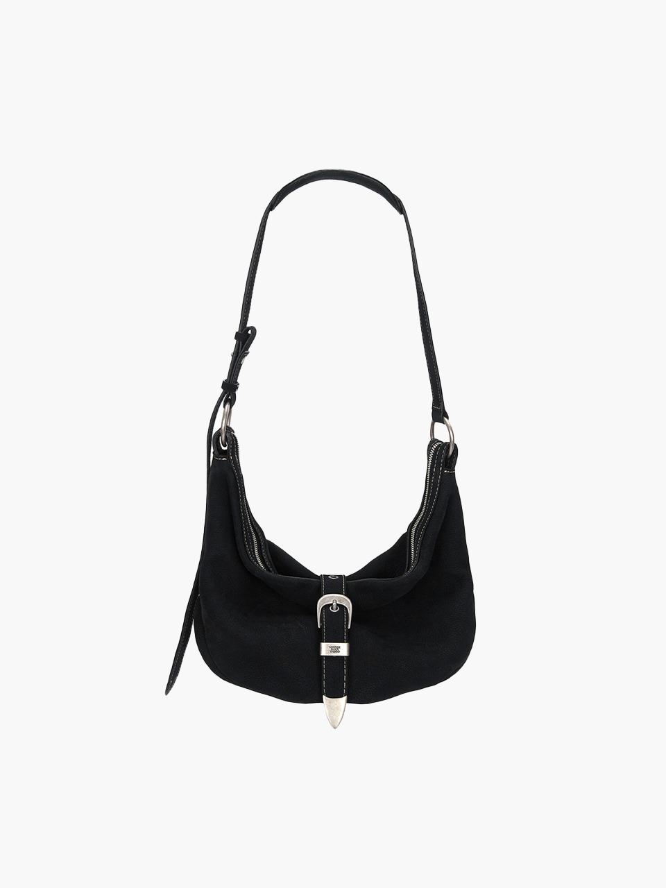 [MARGESHERWOOD] BELTED HOBO MEDIUM NUBUCK CROSS