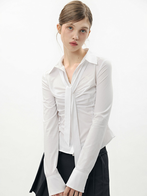 Vivian Scarf Shirt