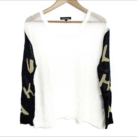 Hye Park & Lune Oversized Sheer Sweater