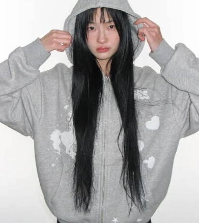 UNICORN DRAWING HOODIE Zip-Up