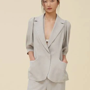 VINEA LIGHT CREPE JACKET