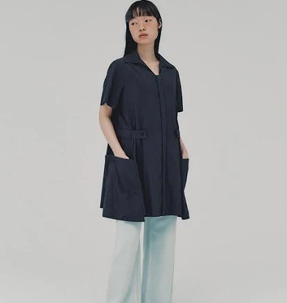 ahwe Mini Shirt Dress_Charcoal by W Concept