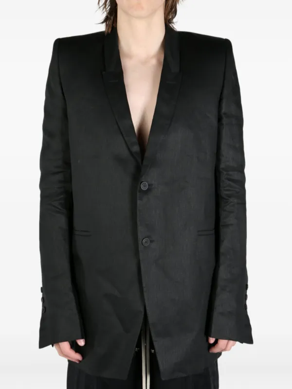 Pentagram Motif Slim-cut Blazer