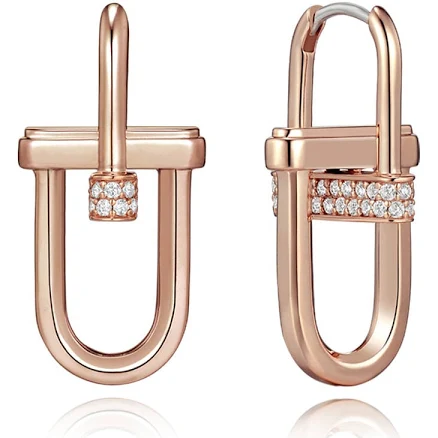 DIDIER DUBOT Dual D.D Silver EarringDIDIER DUBOT Dual D.D Silver Earring