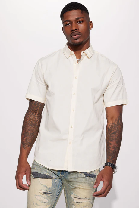Off-White Short Sleeve Shirt
