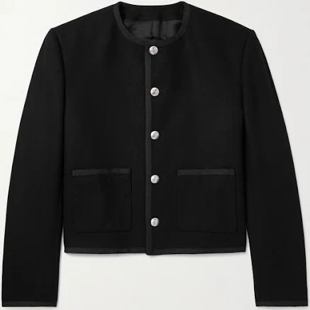 CELINE Men's Chasseur Cashmere Flannel Jacket