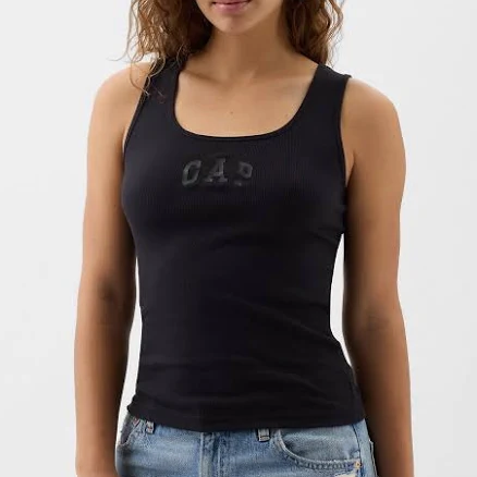Gap Women's Logo Ribbed Tank Top