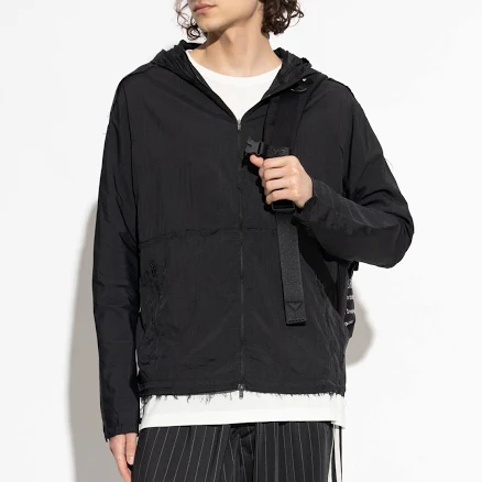 Y-3 Hooded Jacket, Men's, Black | Vitkac