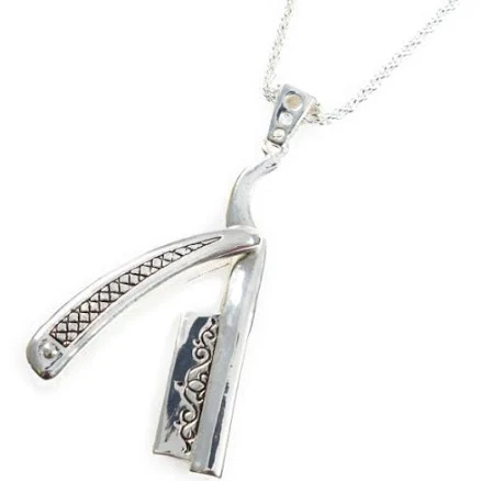 Straight Razor Pendant