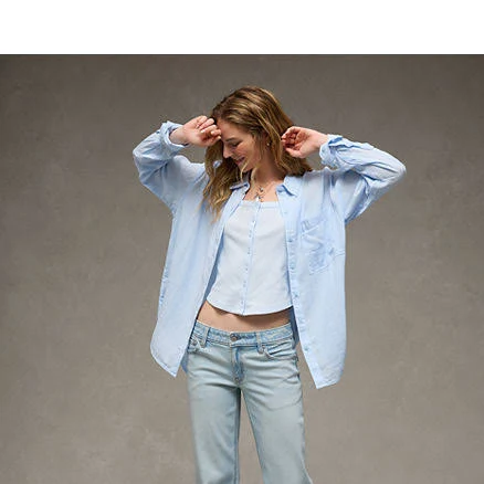 AE Perfect Button-Up Shirt