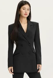 Silk Double Tailored Jacket