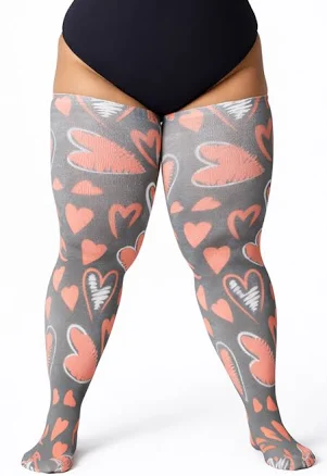 Weathered Love Fadeaway Thigh High Socks