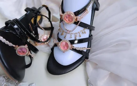 Y2K Leather High Heels