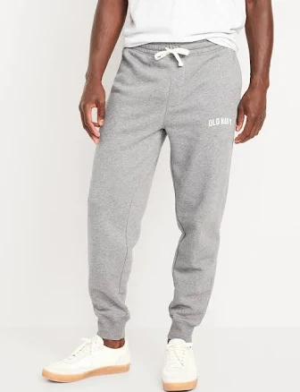Old Navy Men's Logo Tapered Jogger Sweatpants