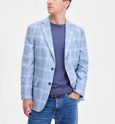 Tommy Hilfiger Men's Modern-Fit Check Sport Coat