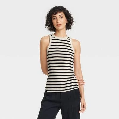 A New Day Women's Slim Fit Ribbed Tank Top