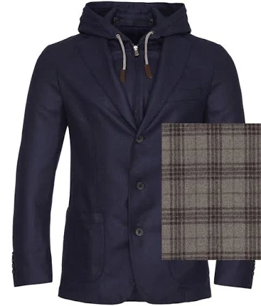 Loro Piana D-Constructed Check Shirt Jacket
