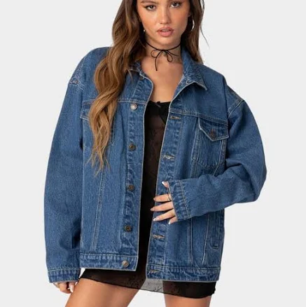Dalia Oversized Denim Jacket