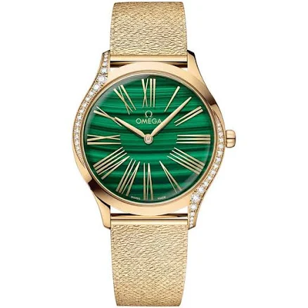 OMEGA de Ville Trésor Moonshine gold Diamonds Watch
