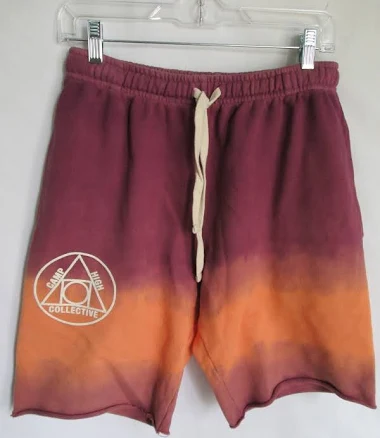 Camp High Collective Tie Dye Cut Off Elastic Waist Sweat Shorts Size S