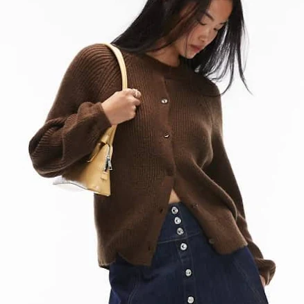 ASOS Design Knit Raglan Cardigan