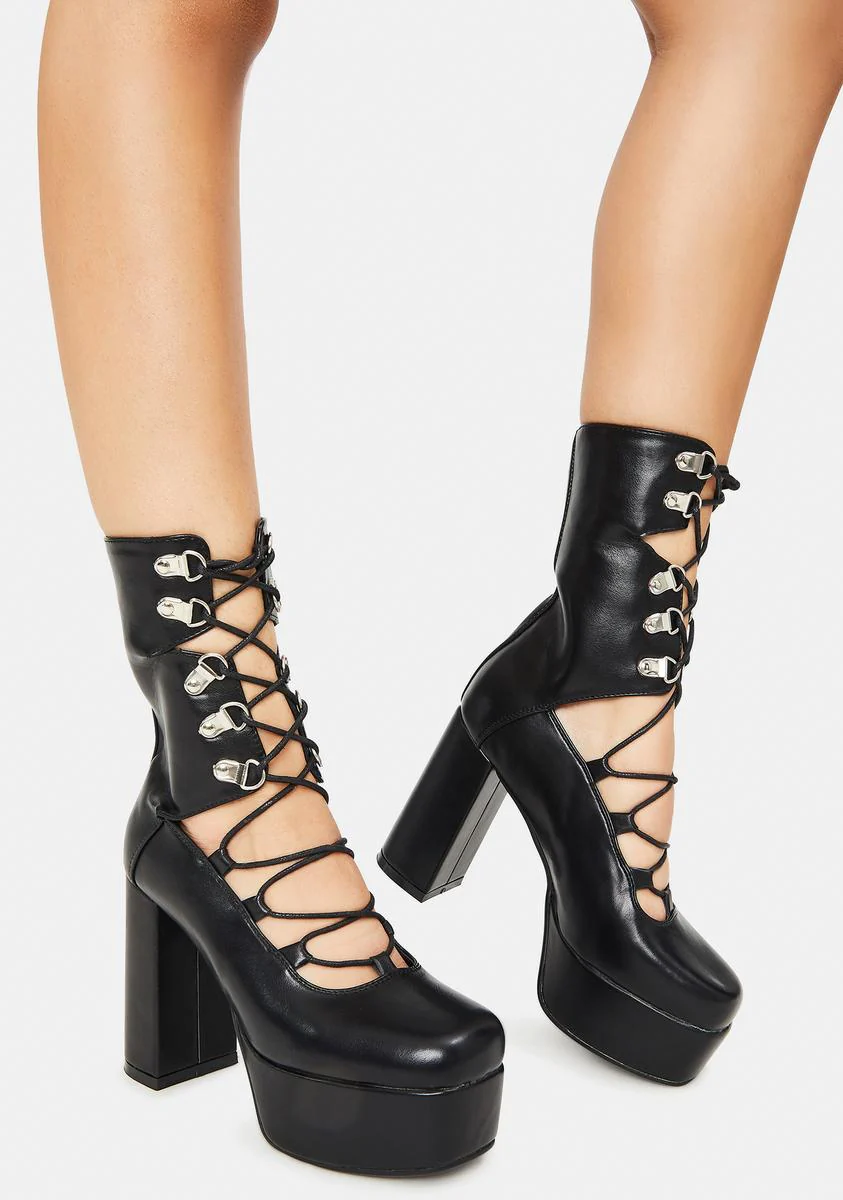 Lamoda Shelter From The Storm Platform Boots