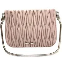 Miu Miu Sassy Matelasse Nappa Leather Handbag