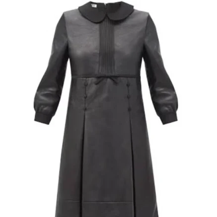 Miu Miu Dresses | Miu Miu Nappa Leather Dresses Typically Retailed For | Color: Black | Size: 36 | Sarahe801's Closet