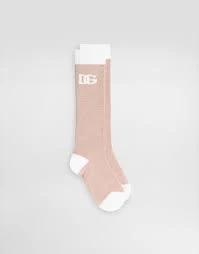 Knit socks with DG logo