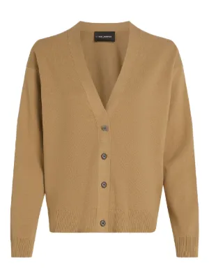 V-neck Layered Cardigan