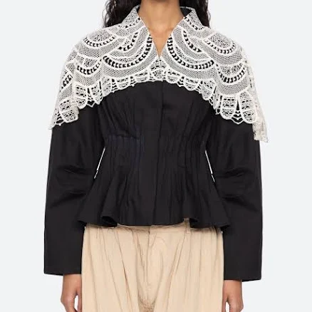 Sea Women's Alina Slim Fit Cotton Jacket