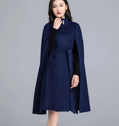 Wool Cape Coat
