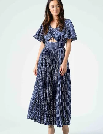 MEADOW PLEated Midi Dress